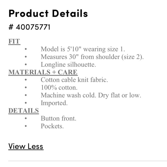 NWT Torrid Cable Boyfriend Cardigan Sweater - Picture 8 of 8